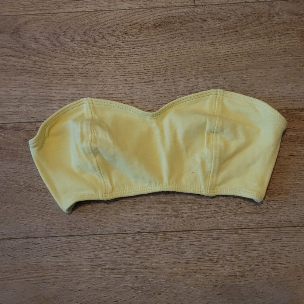 Nollie Yellow Crop Top